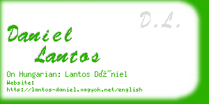 daniel lantos business card